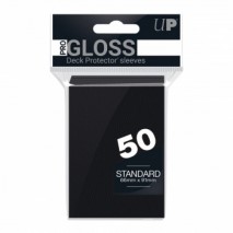 Protege cartes noir standard par 50