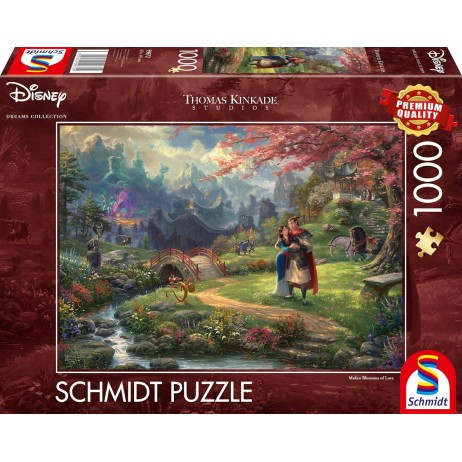 Puzzle 1000p Mulan Disney Kinkade