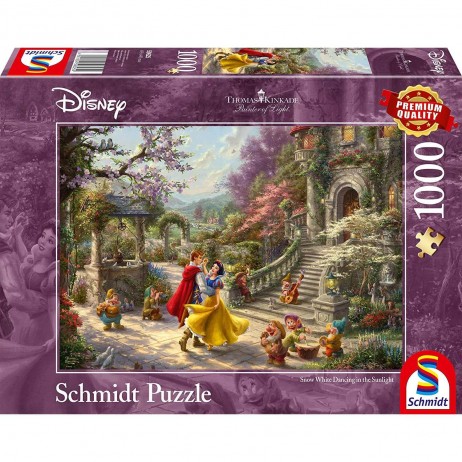 Puzzle 1000p Blanche Neige Danse avec le Prince Kinkade