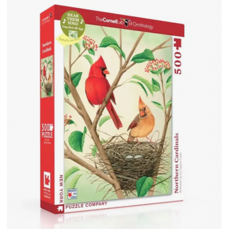 Puzzle 500pcs Nothern Cardinals