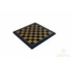 Plateau échecs Simili cuir Or Noir 26.5 x 26.5