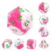Kit de 7 Dés Pink & White Blend Color
