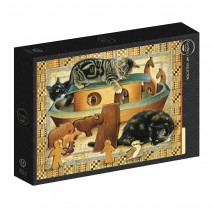 Puzzle 1000p Kittens Playinng in Noahs Ark