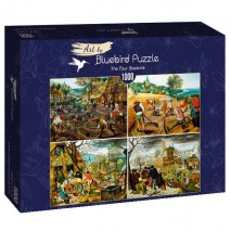 Puzzle 1000p The Four Seasons Pieter Brueghel