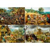 Puzzle 1000p The Four Seasons Pieter Brueghel