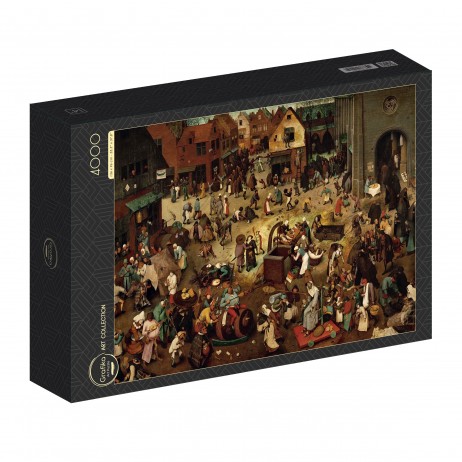 Puzzle 4000p Brueghel Pieter Le Combat de Carnaval et Carême