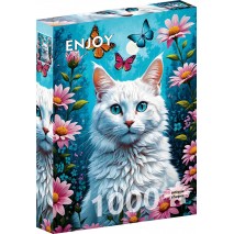 Puzzle 1000 p White Cat