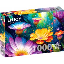 Puzzle 1000 p Flowers in the rain