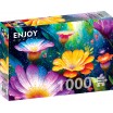 Puzzle 1000 p Flowers in the rain