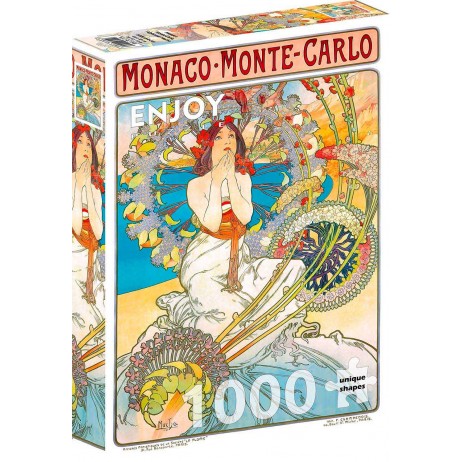 Puzzle 1000 p Monaco Monte Carlo Mucha