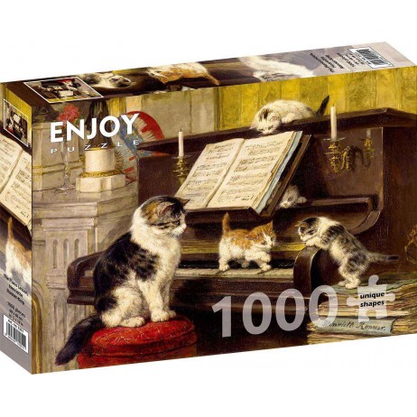 Puzzle 1000 p The Piano Lesson Henriette Ronner Knip