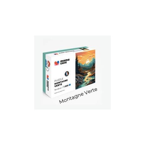 Puzzle 1000 p Montagne Verte