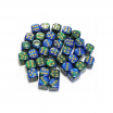 Set de 36 Dés Gemini Bleu Vert/Or