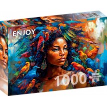 Puzzle 1000 p Feathery Queen