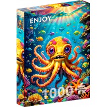 Puzzle 1000 p Cute Octopus