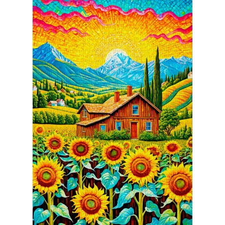 Puzzle 1000 p Sunflower House