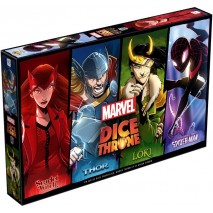 Dice Throne Marvel Thor, Loki, Spiderman Scarlet Witch