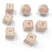 The One Ring White Dice Set