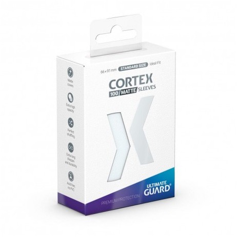 Protèges Cartes Cortex Transparent Mat x100