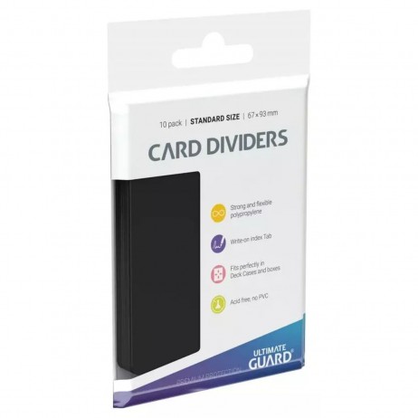 Intercalaires Noirs Standard Ultimate Guard x10