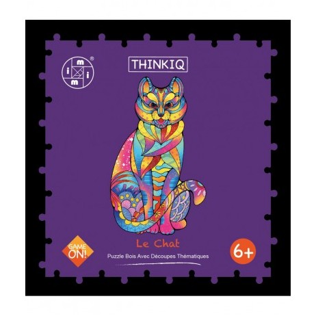Puzzle 160 p bois Le chat