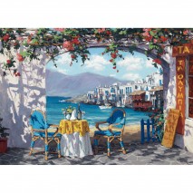 Puzzle 1000 p Rendez-vous à Mykonos