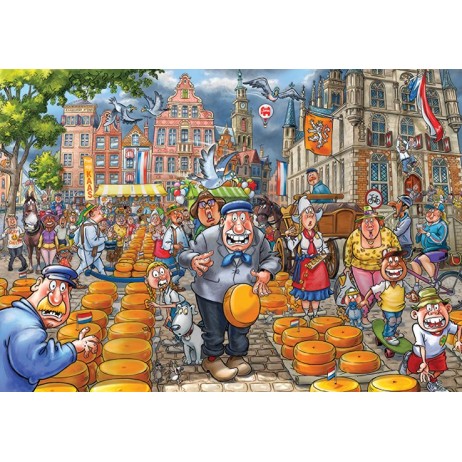 Puzzle 1000p Wasgij Original 38 Market Meltdown !
