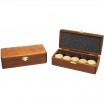 Pions de Dames 33mm en Boite Bois