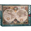 Puzzle 1000 p Carte du Monde Antique Eurographic