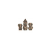 Lot de 7 Dés 16mm Hammer Bronze