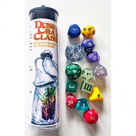Dungeon Crawl Classics Set 14 dés Sezrekan (multicolores)