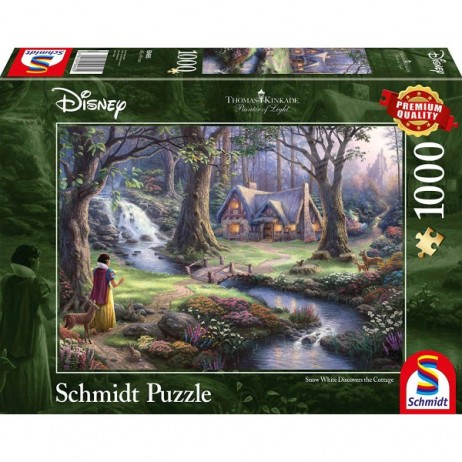 Puzzle 1000p Blanche Neige Kinkade