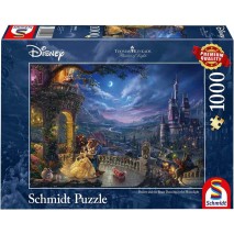 Puzzle 1000p Disney Belle+Bête Kinkade 