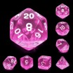 Kit de 7 Dés Magenta Gems