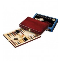 Backgammon Mini marron 19x12cm