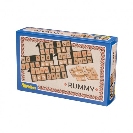 Rummy de voyage en bois 25x20cm