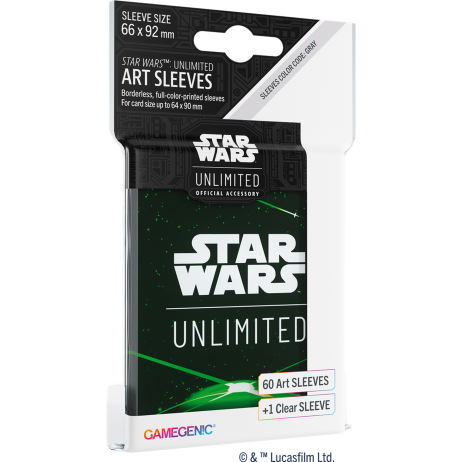 Sleeves Card Back Green Star Wars Unlimited