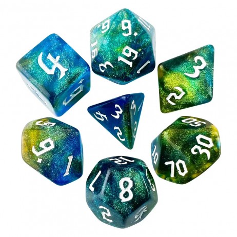 Kit de 7 Dés Under the Sea