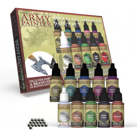 Warpaints Metallic Paint Set Army Painter