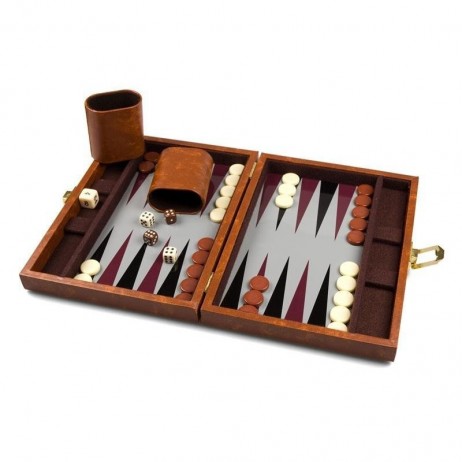 Backgammon magnet noir 23x17cm