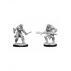 D&D Miniatures Bugbear Barbarian Male & Rogue Female