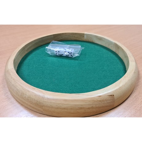 Piste de dés naturel 29cm