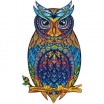 Puzzle bois 195 p Hibou