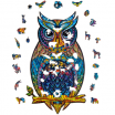Puzzle bois 195 p Hibou