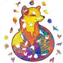 Puzzle bois 222 p renard