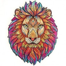 Puzzle bois 192 p Lion