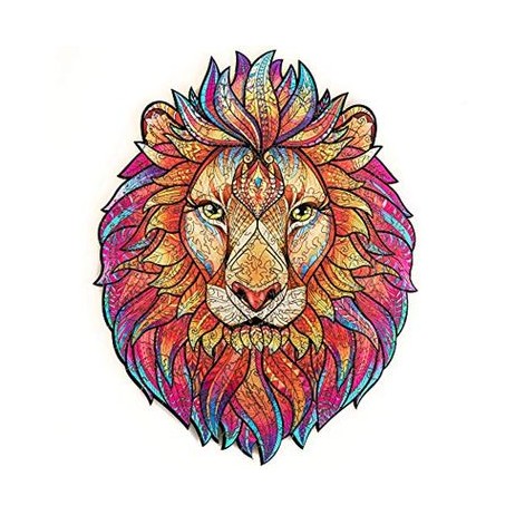 Puzzle bois 192 p Lion