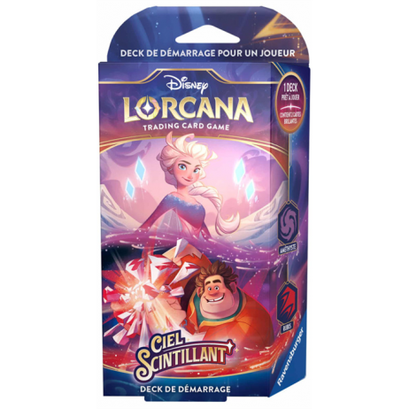 Starter Elsa & Ralph Chapitre 5 Lorcana Ciel Scintillant