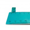 Lot de 7 Dés Miniature Turquoise Transparent