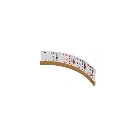 Porte cartes bois 50cm